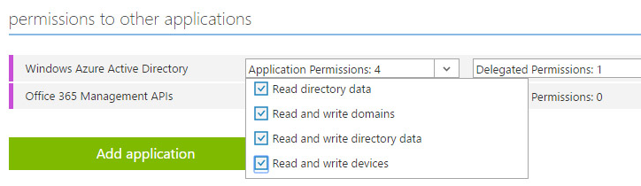 Set permissions for Azure Active Directory